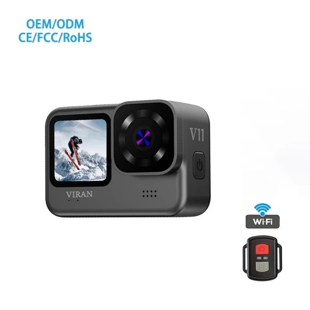 V11 5K Sports Cameras Factory Supplied 5K30 FPS Ultra High Definition Dual Color 5k Action Camera
