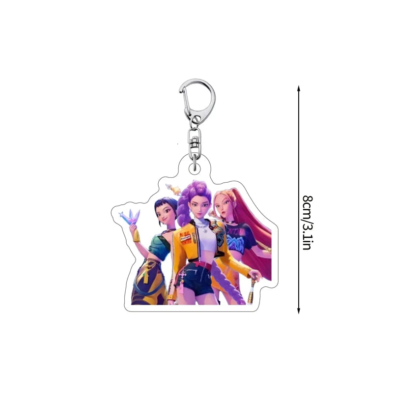K-pop Demon Hunter keychains