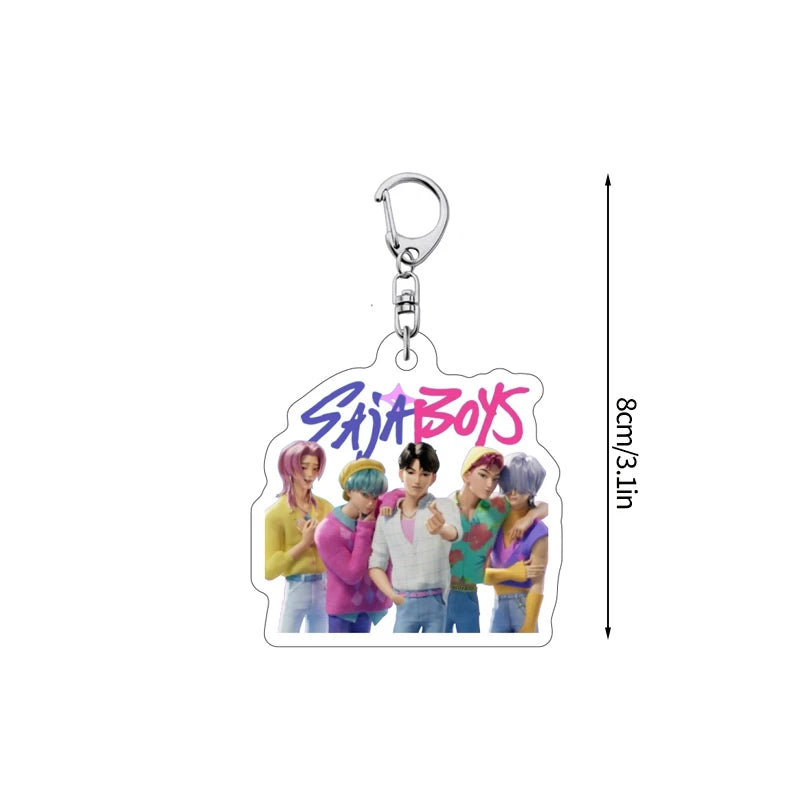 K-pop Demon Hunter keychains