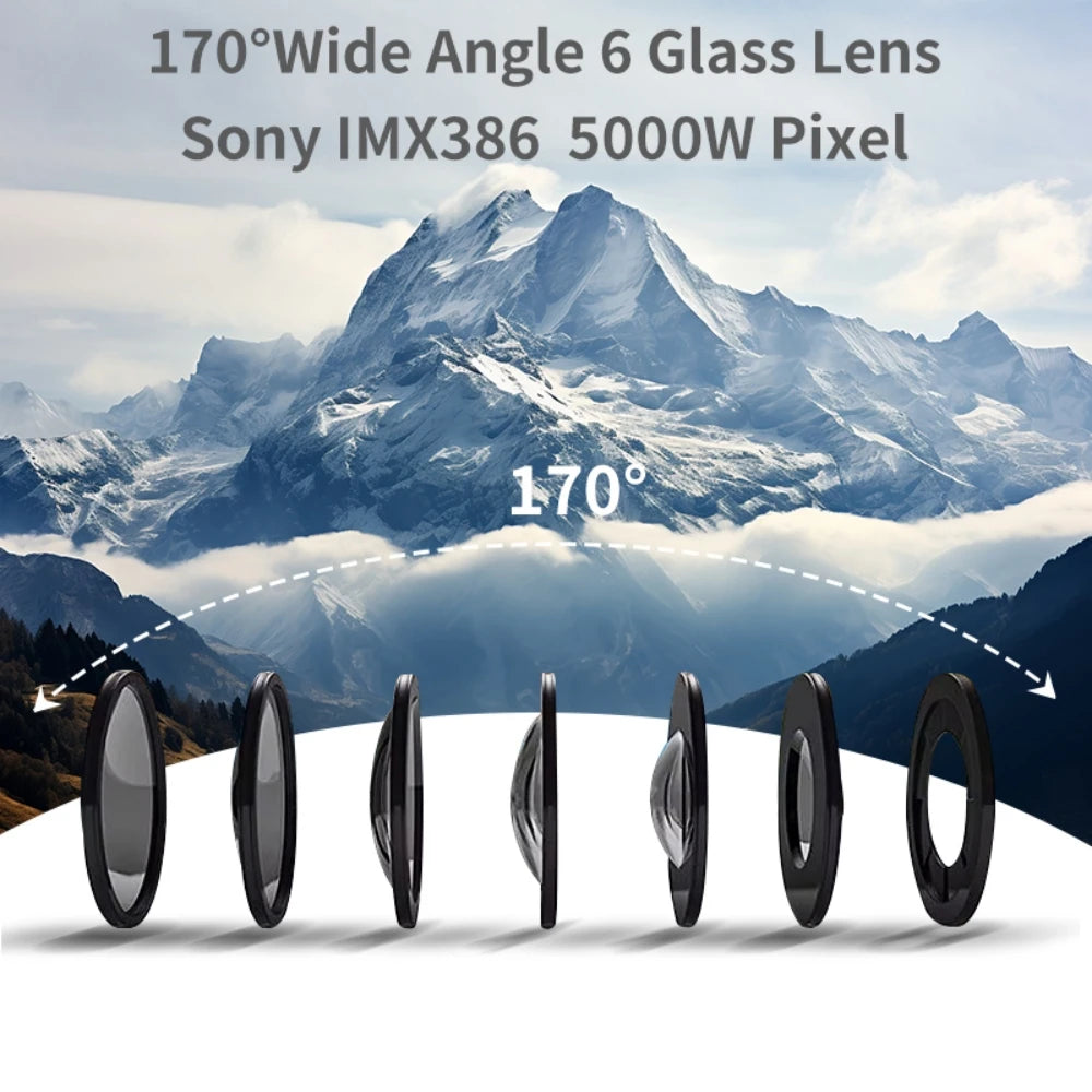 V11 5K Sports Cameras Factory Supplied 5K30 FPS Ultra High Definition Dual Color 5k Action Camera