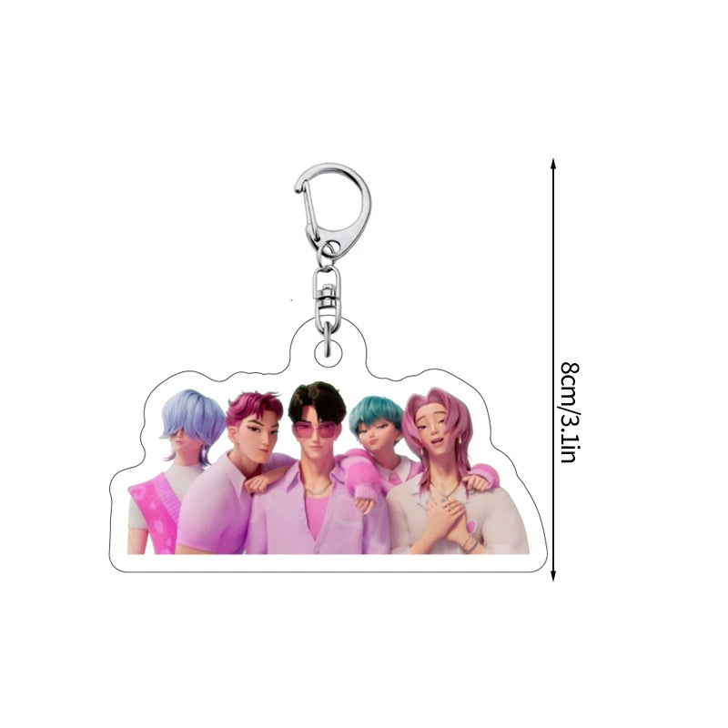 K-pop Demon Hunter keychains