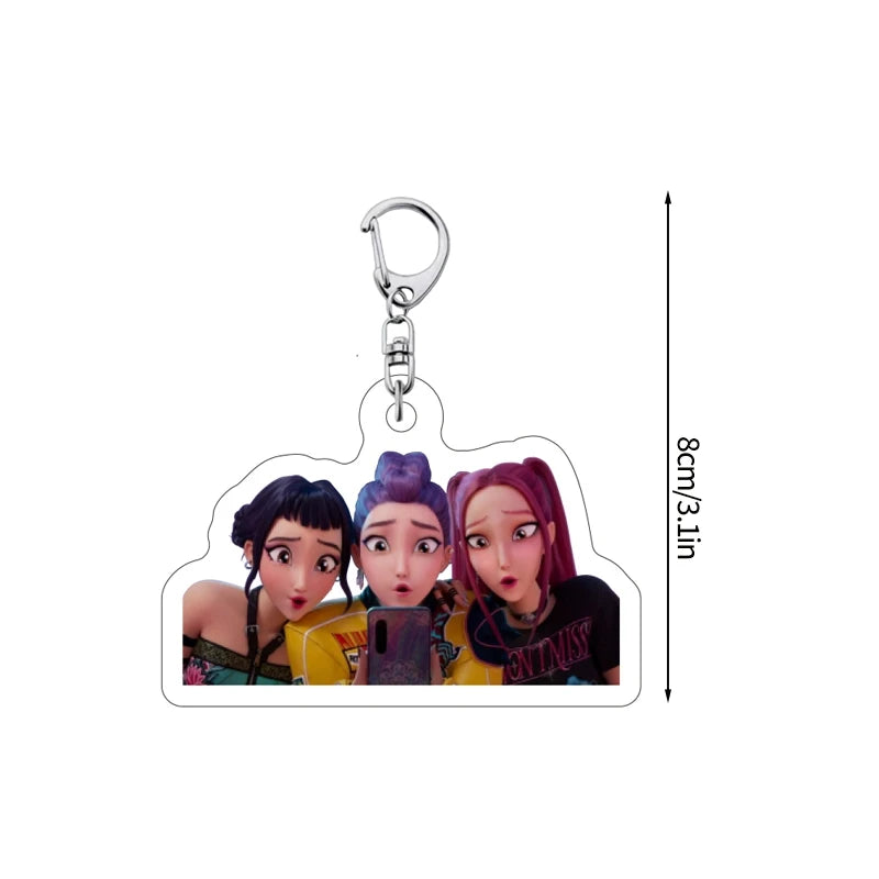 K-pop Demon Hunter keychains