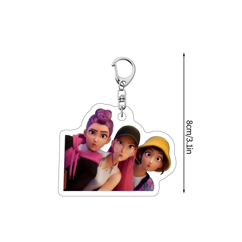 K-pop Demon Hunter keychains
