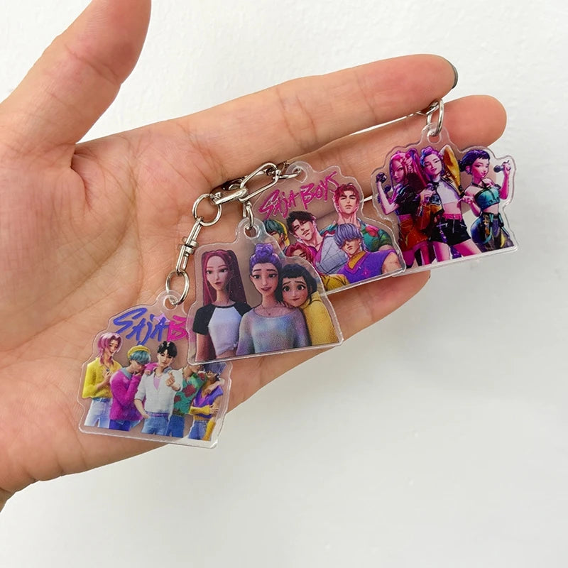 K-pop Demon Hunter keychains