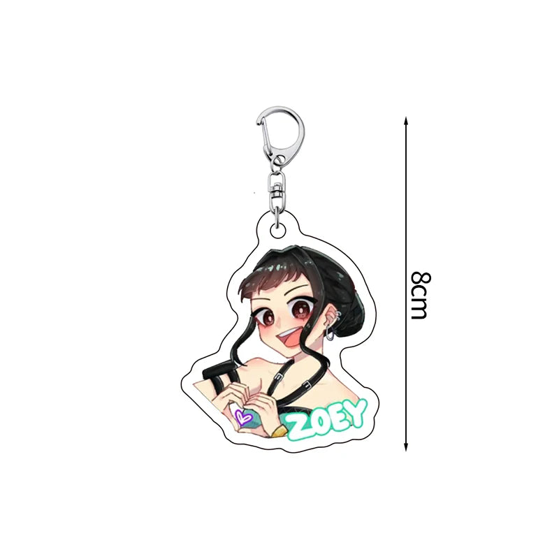 K-pop Demon Hunter keychains