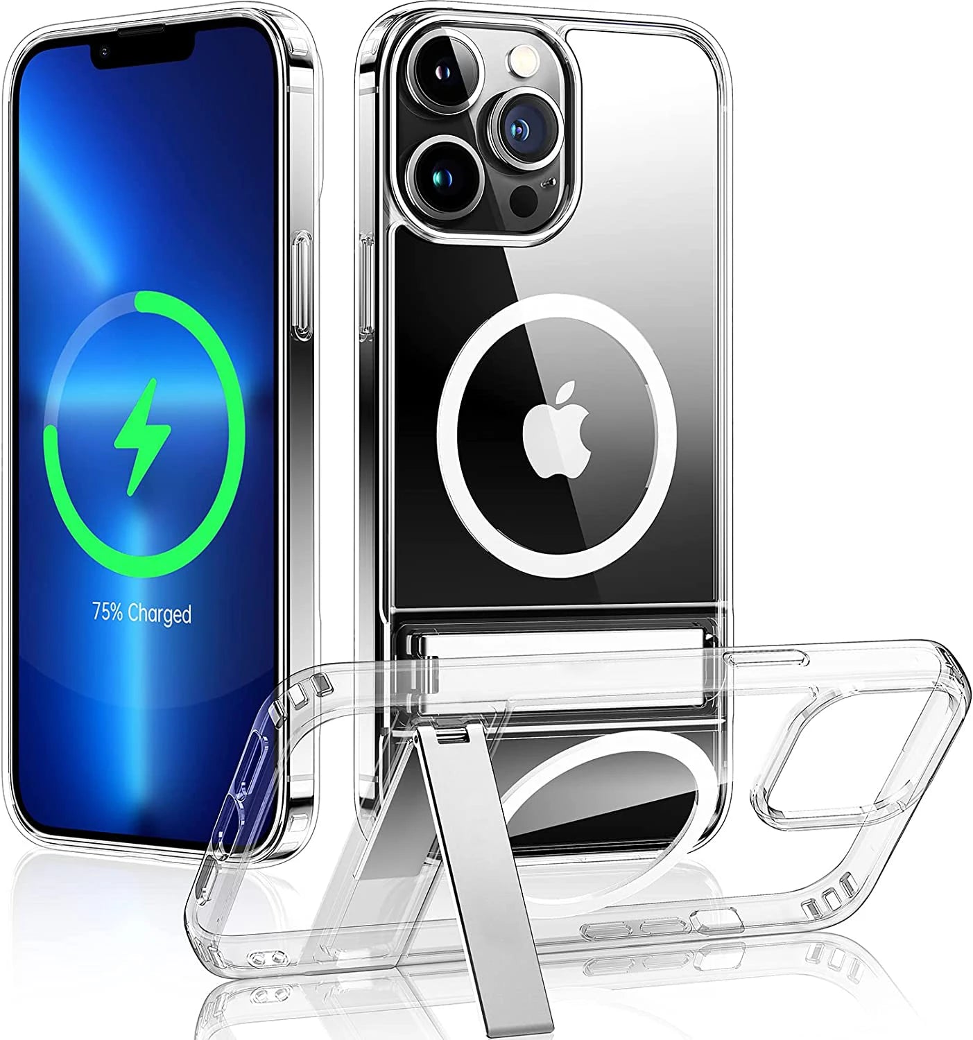 Clear Magnetic Case with Stand