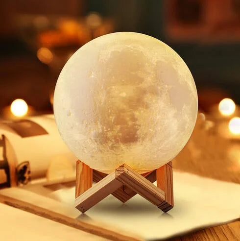 The Satellite on Your Table: Illuminate Your Night with the 3D Moon Lamp