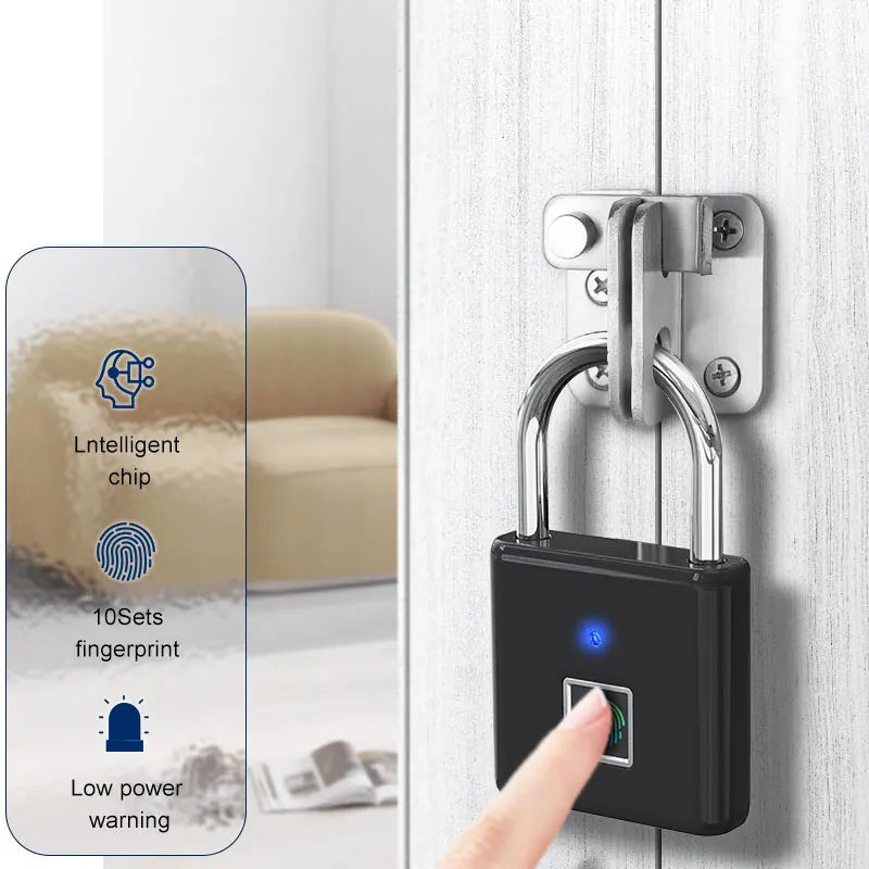 Smart lock with fingerprint
