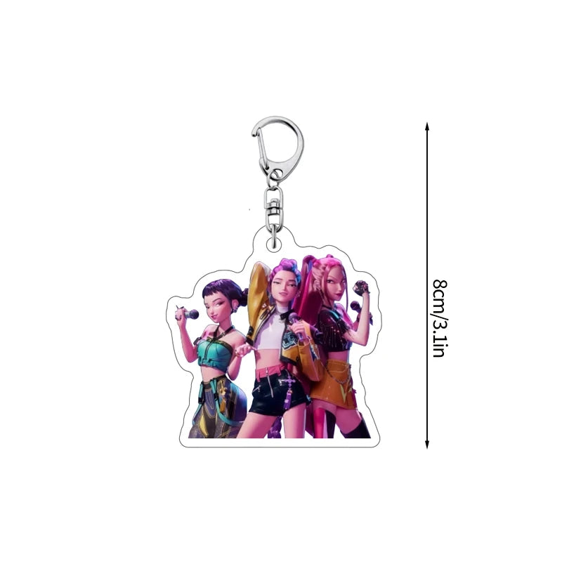 K-pop Demon Hunter keychains