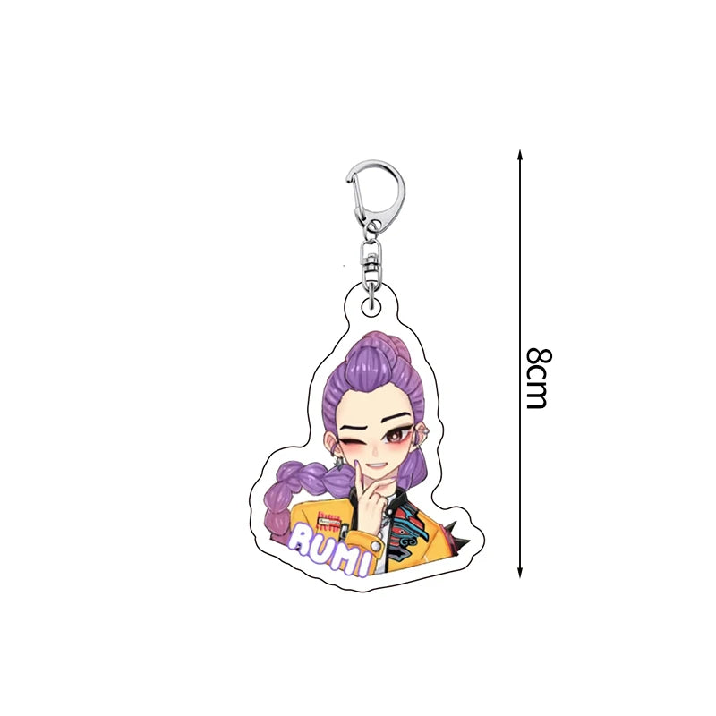 K-pop Demon Hunter keychains