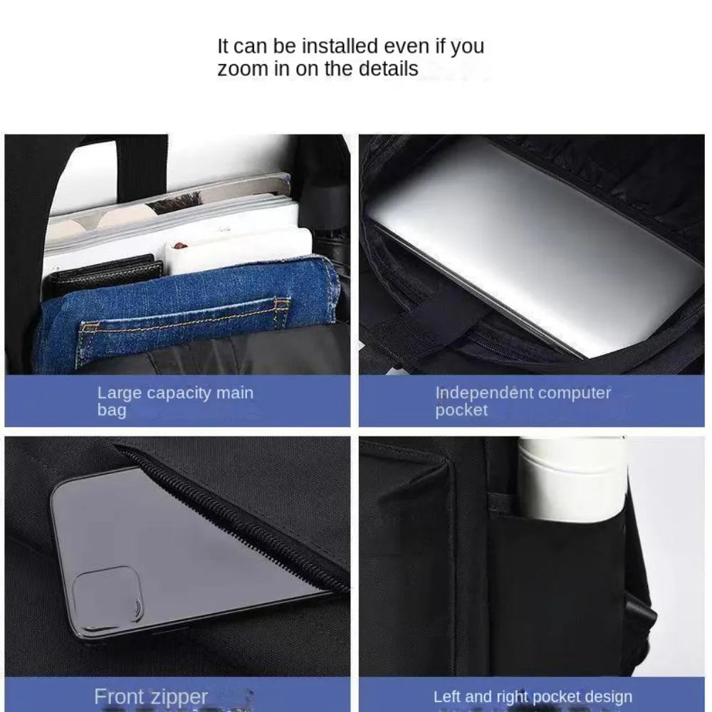 Modern minimalist backpack for men,