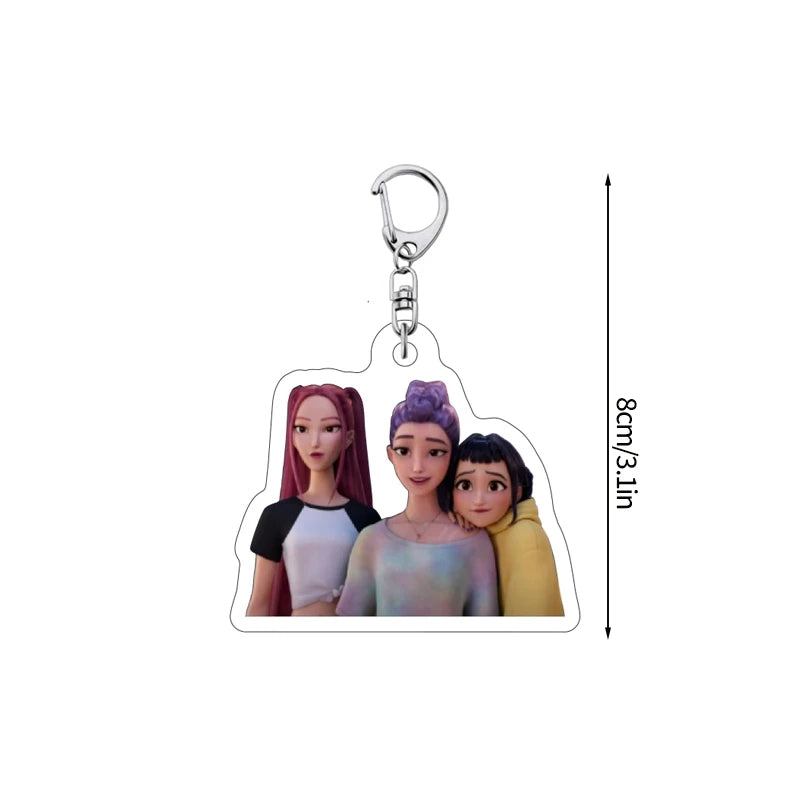 K-pop Demon Hunter keychains