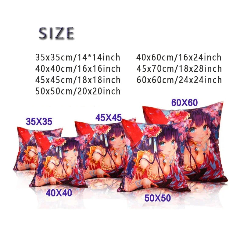 DIY Photo Custom Design Print Anime Dakimakura Pillow Case Soft Customized Cushion Cover Rectangulart Pillowcase Dropshipping